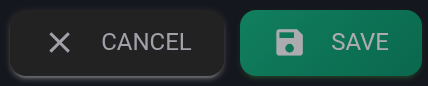 After a block is detected, Save is disabled and Cancel is available.
